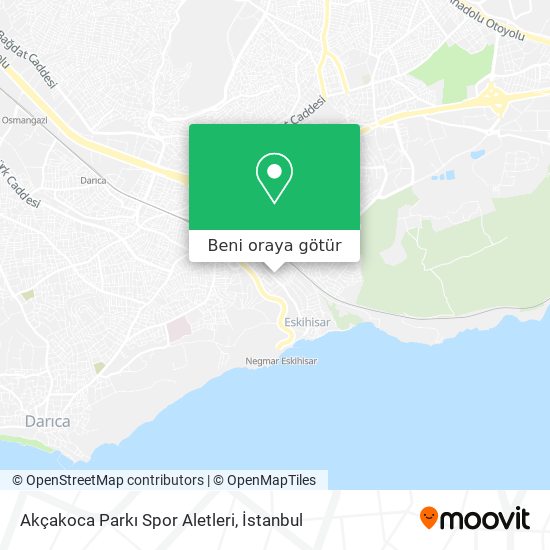 Akçakoca Parkı Spor Aletleri harita