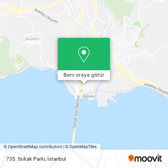 735. Sokak Parkı harita