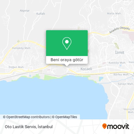 Oto Lastik Servis harita