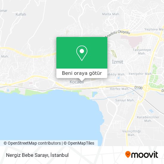 Nergiz Bebe Sarayı harita
