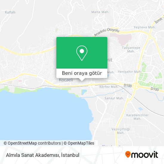 Almıla Sanat Akademısı harita