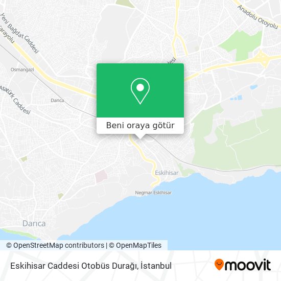 Eskihisar Caddesi Otobüs Durağı harita