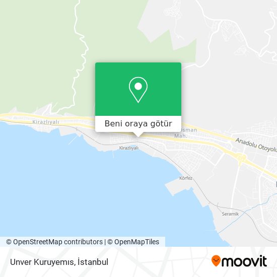 Unver Kuruyemıs harita