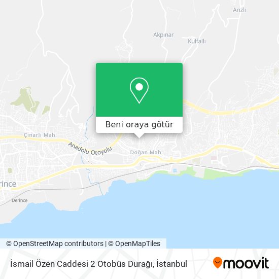İsmail Özen Caddesi 2 Otobüs Durağı harita