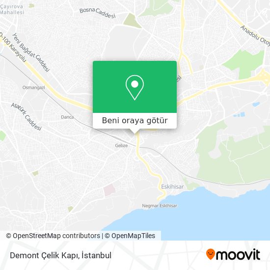 Demont Çelik Kapı harita