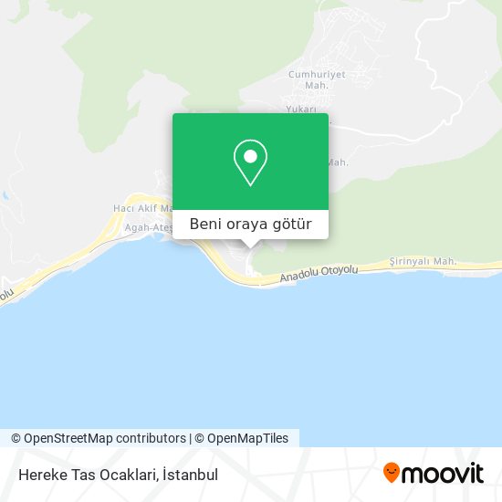Hereke Tas Ocaklari harita