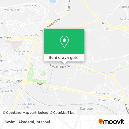Sevimli Akademi harita