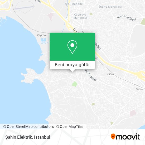 Şahin Elektrik harita