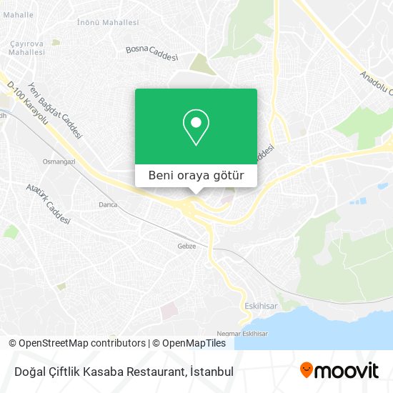 Doğal Çiftlik Kasaba Restaurant harita