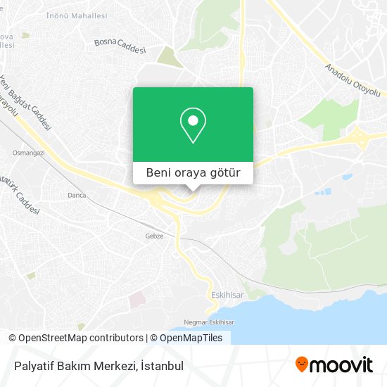 Palyatif Bakım Merkezi harita
