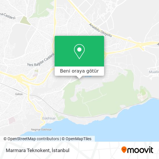 Marmara Teknokent harita