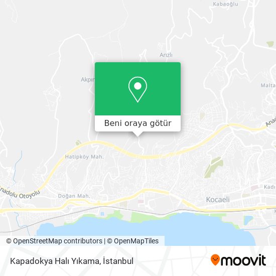 Kapadokya Halı Yıkama harita