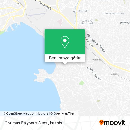 Optimus Balyonus Sitesi harita