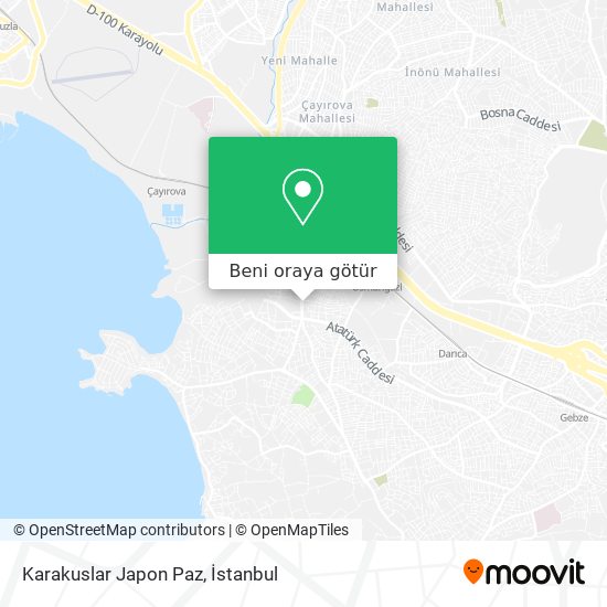 Karakuslar Japon Paz harita