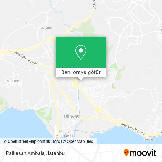 Palkesan Ambalaj harita