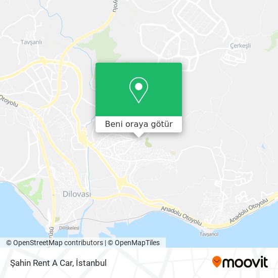 Şahin Rent A Car harita