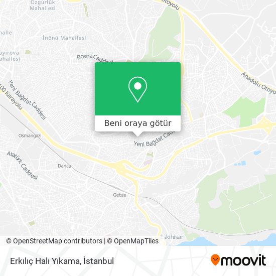 Erkılıç Halı Yıkama harita