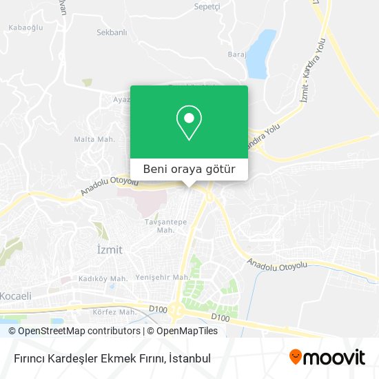 Fırıncı Kardeşler Ekmek Fırını harita