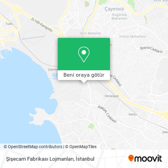 Şişecam Fabrikası Lojmanları harita