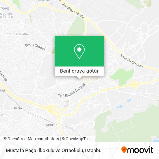 Mustafa Paşa İlkokulu ve Ortaokulu harita