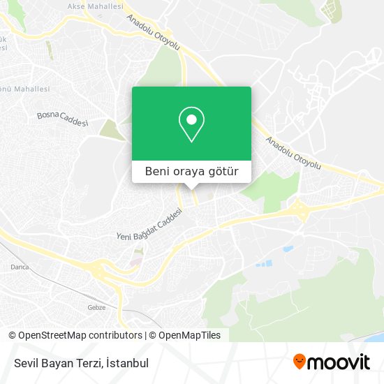 Sevil Bayan Terzi harita