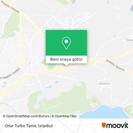 Onur Turbo Tamir harita