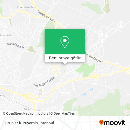 Uzunlar Kuruyemiş harita