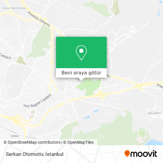Serkan Otomotiv harita