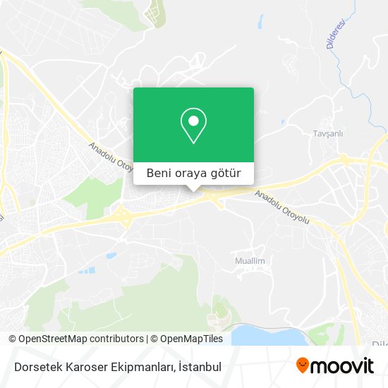 Dorsetek Karoser Ekipmanları harita