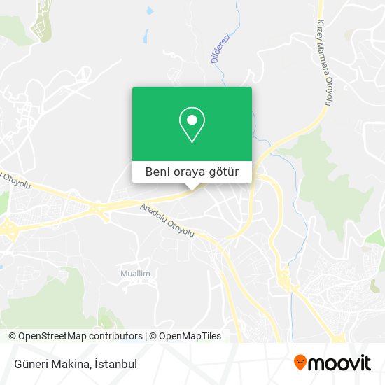 Güneri Makina harita