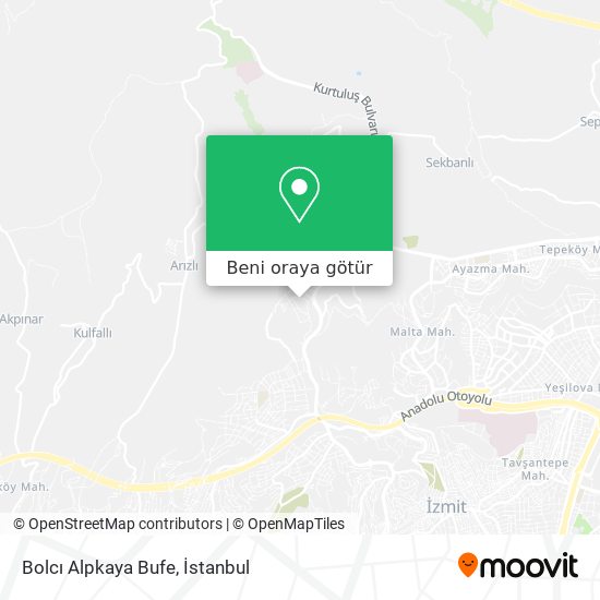 Bolcı Alpkaya Bufe harita