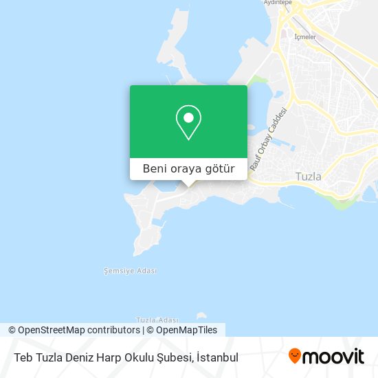 Teb Tuzla Deniz Harp Okulu Şubesi harita