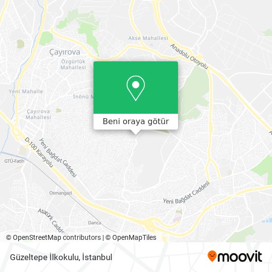 Güzeltepe İlkokulu harita