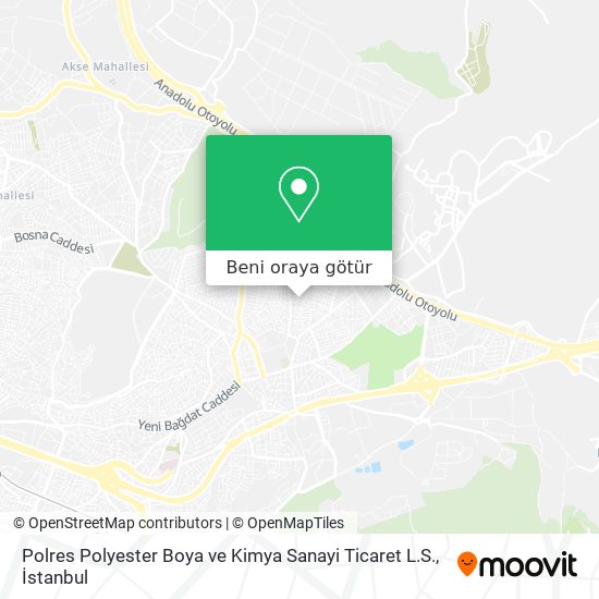 Polres Polyester Boya ve Kimya Sanayi Ticaret L.S. harita