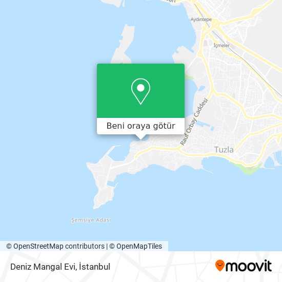 Deniz Mangal Evi harita