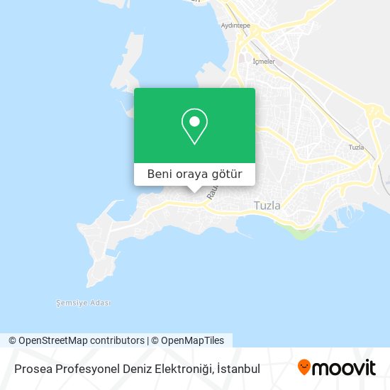 Prosea Profesyonel Deniz Elektroniği harita