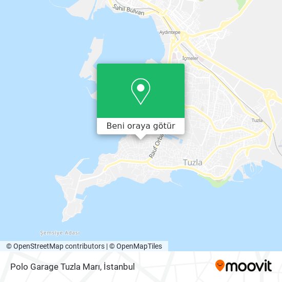 Polo Garage Tuzla Marı harita