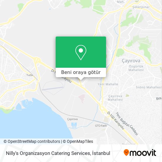 Nilly's Organizasyon Catering Services harita