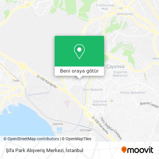 Şifa Park Alışveriş Merkezi harita