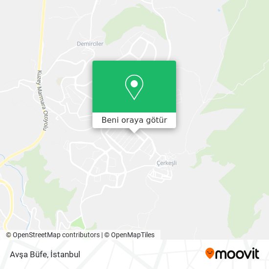 Avşa Büfe harita