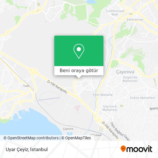 Uyar Çeyiz harita