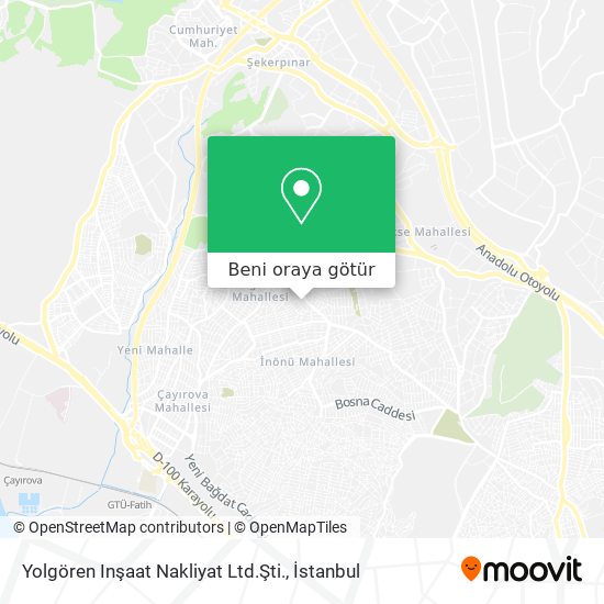 Yolgören Inşaat Nakliyat Ltd.Şti. harita