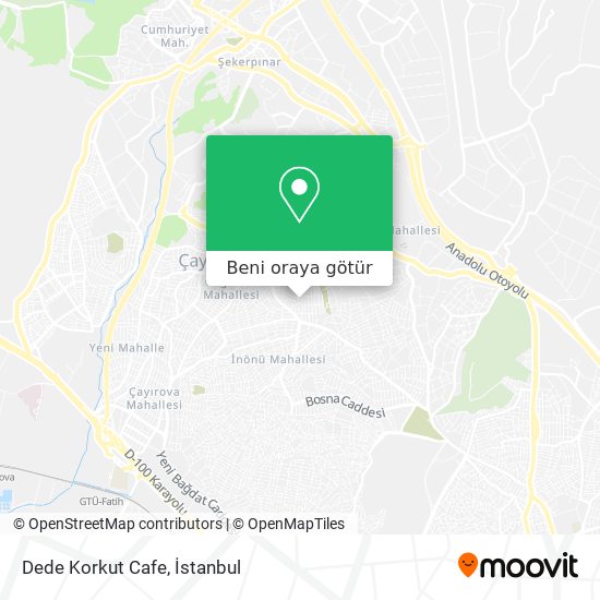 Dede Korkut Cafe harita