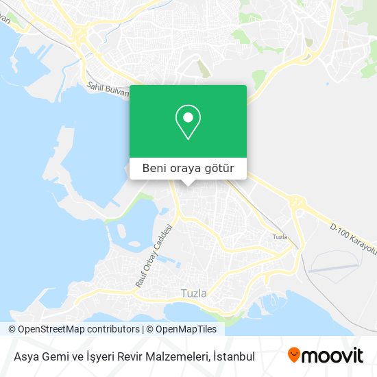 Asya Gemi ve İşyeri Revir Malzemeleri harita