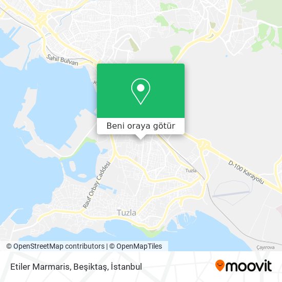 Etiler Marmaris, Beşiktaş harita