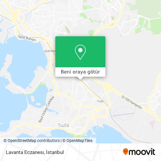 Lavanta Eczanesı harita
