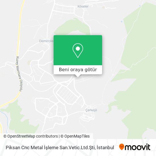 Piksan Cnc Metal İşleme San.Vetic.Ltd.Şti harita