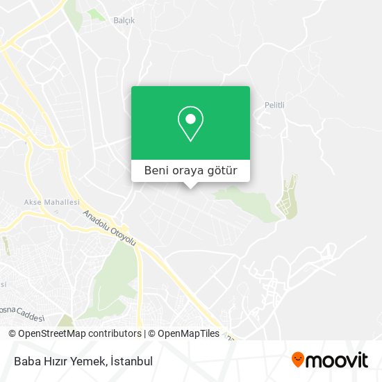 Baba Hızır Yemek harita