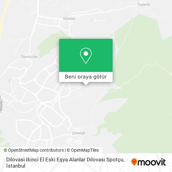 Dilovasi Ikinci El Eski Eşya Alanlar Dilovası Spotçu harita