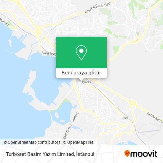 Turboset Basim Yazim Limited harita